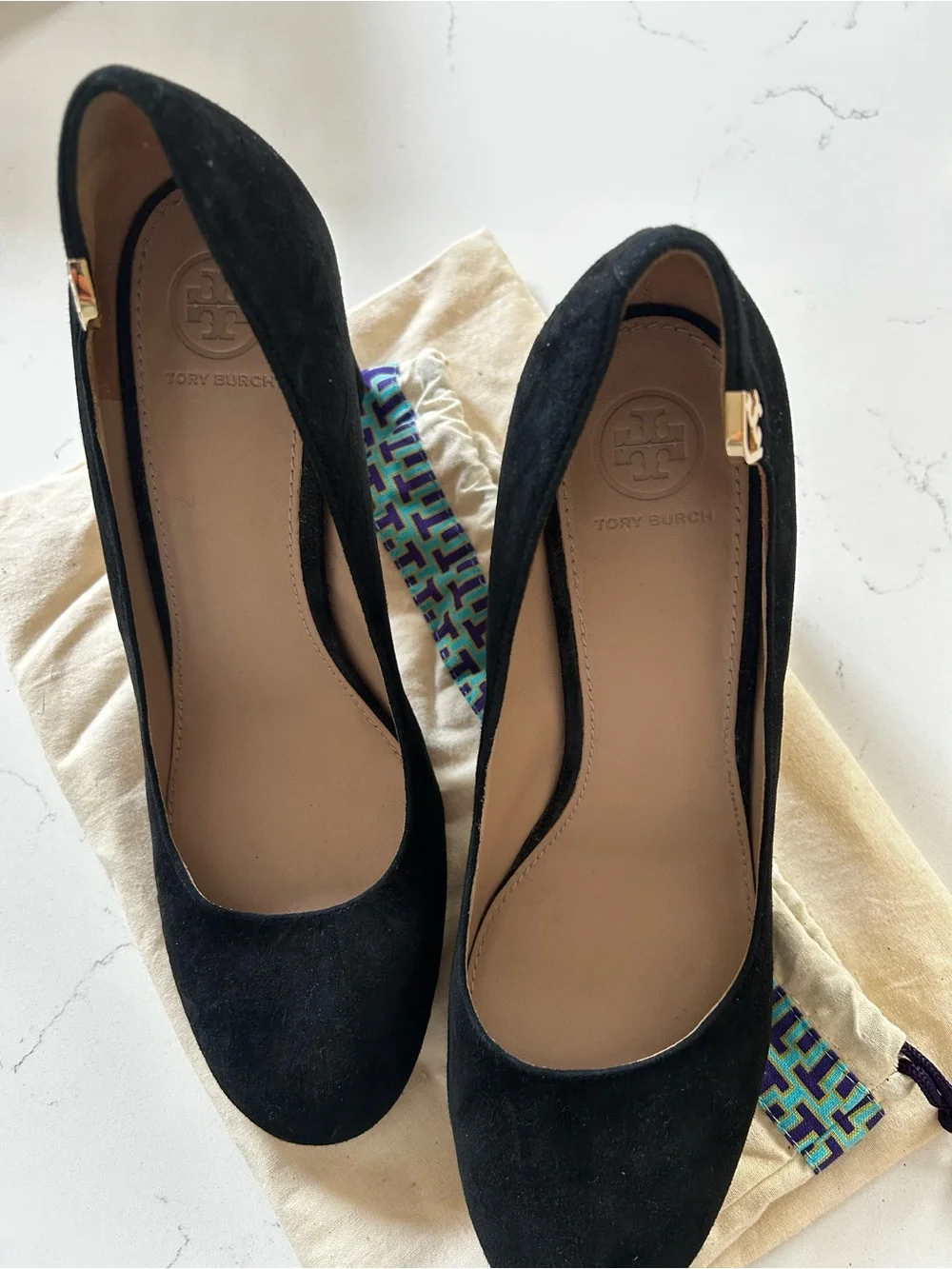 Tory Burch Elizabeth heels/pumps black size 9
